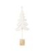 Sapin de Noël Déco sur Pied Étoile 52cm Blanc-2