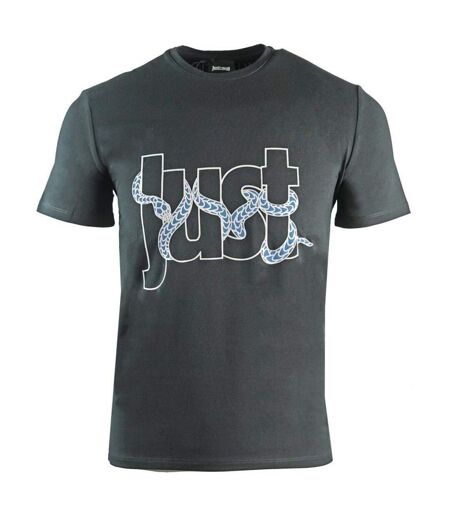 Unisex Adult Snake Logo T-shirt Black Cavalli Class