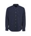 Chemise Manches Longues Motif/style À Motifs Homme Bleu Marine Blanc Fabric-1