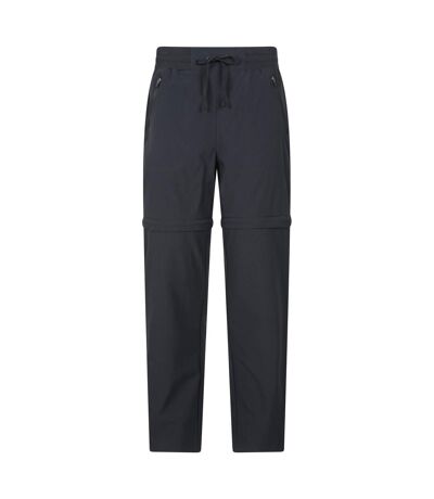 Womens/ladies explorer zip-off trousers black Mountain Warehouse
