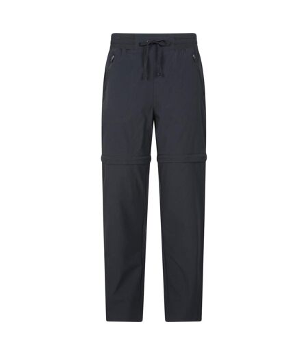 Womens/ladies explorer zip-off trousers black Mountain Warehouse