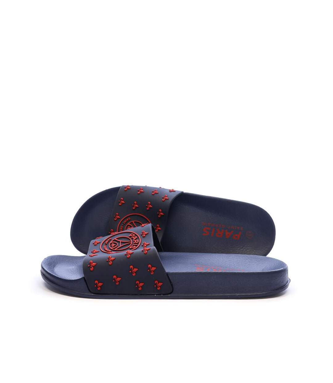 Claquettes marine homme psg citral-1