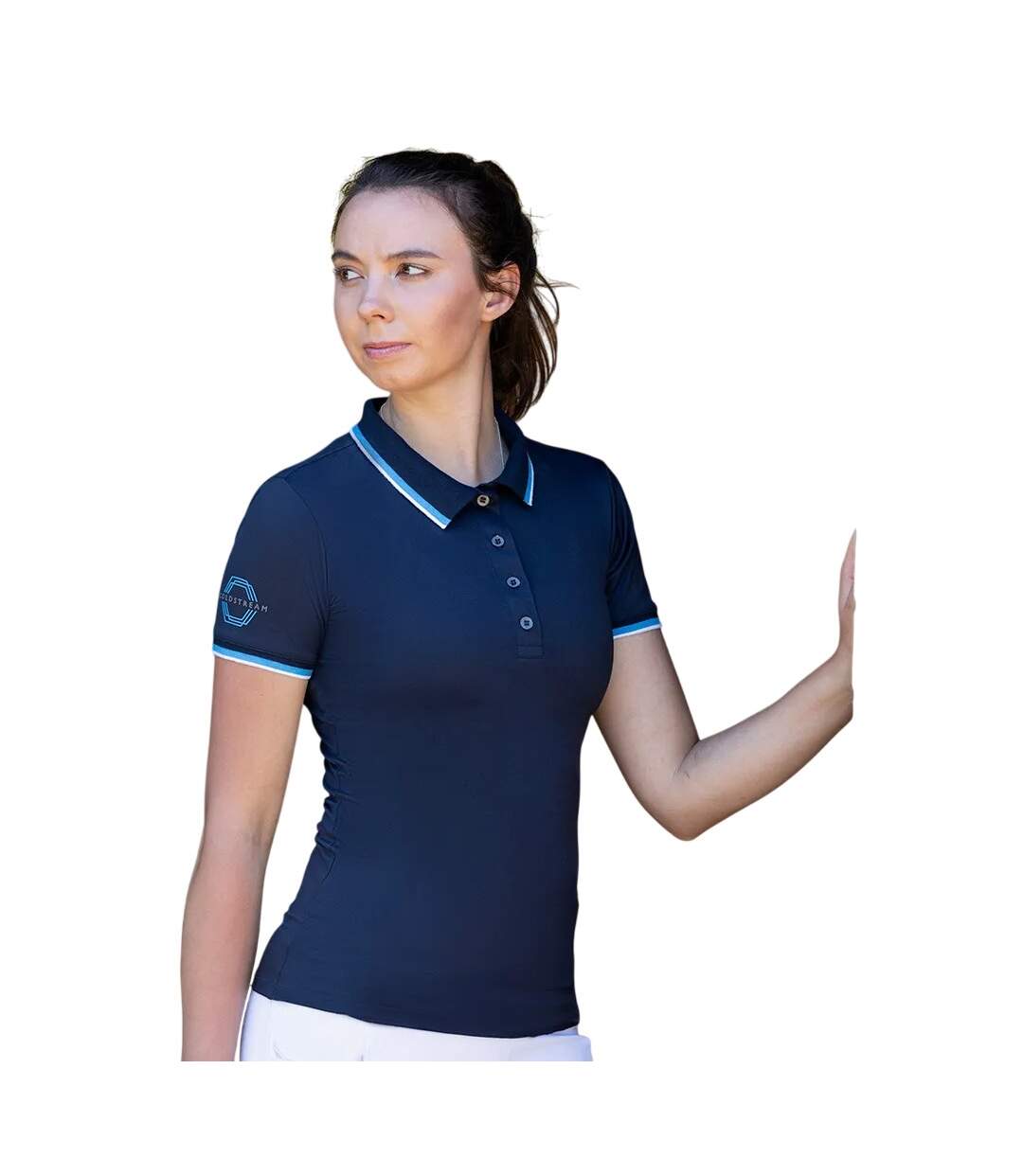 Polo Darnick Femme Bleu Marine Coldstream-1