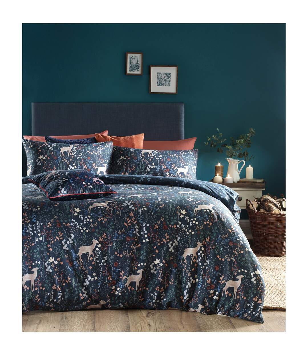 Parure de lit richmond bleu nuit Furn