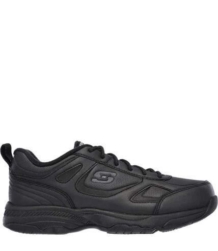 Womens/ladies dighton-bricelyn sr leather relaxed fit safety shoes black Skechers