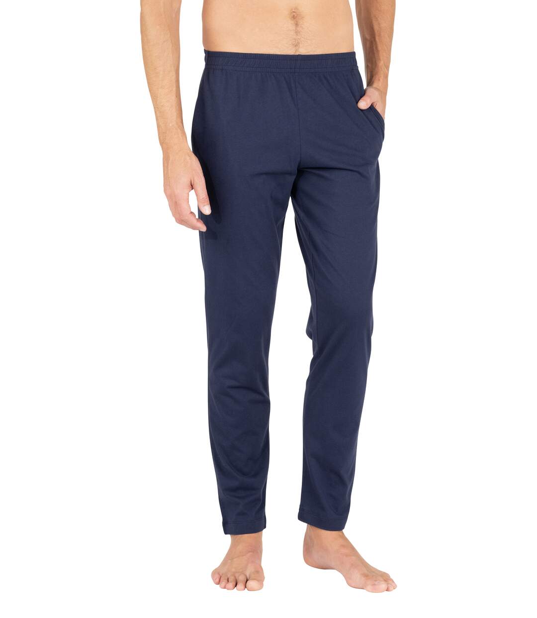Pyjama long col v homme L'intemporel Eminence-3
