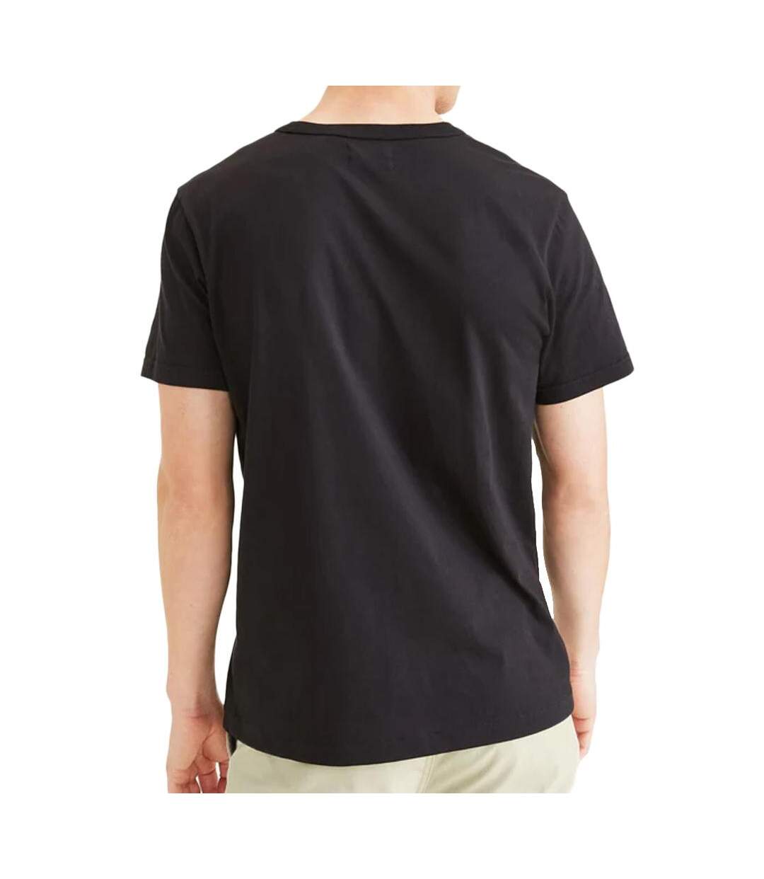 T-shirt Noir Homme Dockers Original - XS-2