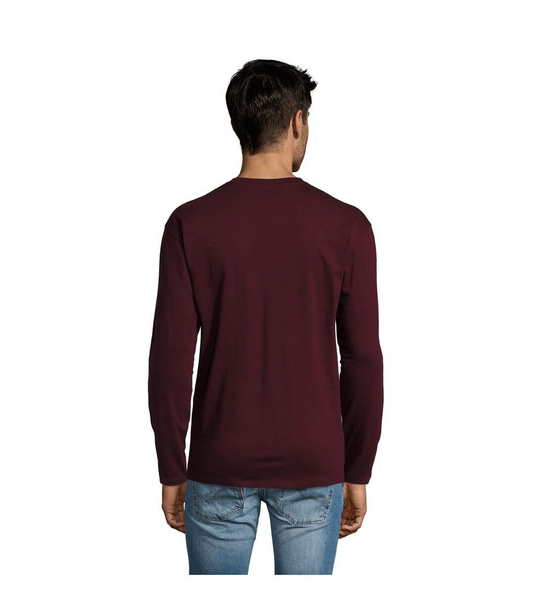 T-shirt Monarch Homme Pourpre SOLS-2