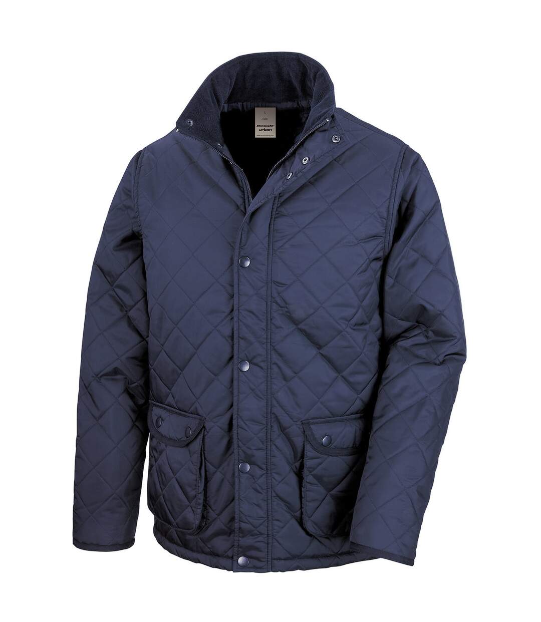 Unisex adult cheltenham padded jacket navy Result Urban-1