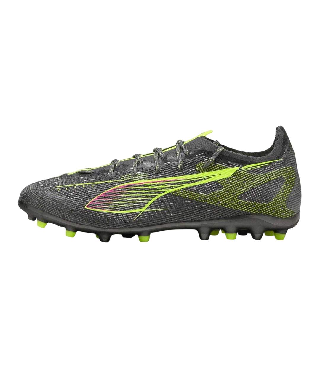 Mens Ultra 5 Pro Firm Ground Football Boots Matted Silver Puma-3