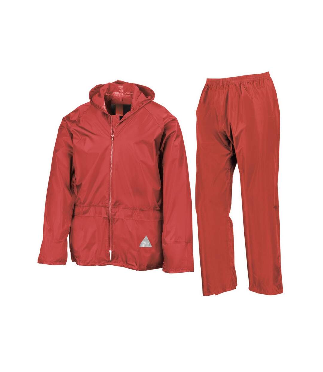 Ensemble Veste Et Pantalon Imperméables Adulte Rouge Result-1