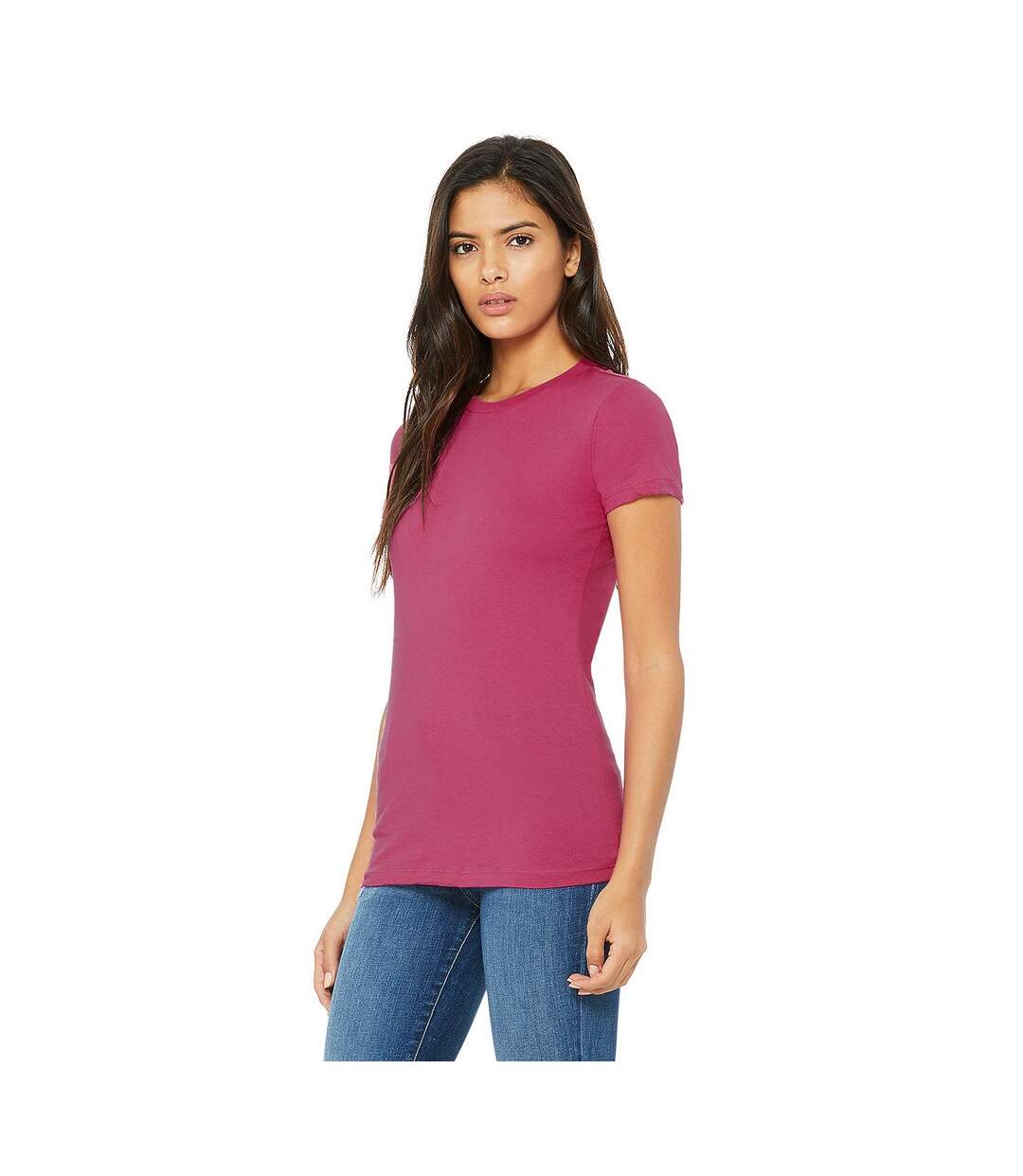 T-shirt the favourite femme rose baie Bella + Canvas