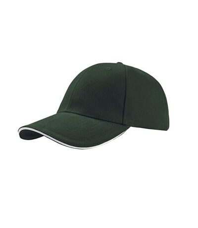 Atlantis Liberty Sandwich Heavy Brush Cotton 6 Panel Cap (Green) - UTAB193