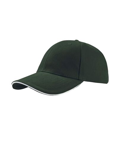 Casquette sandwich en coton épais mixte vert Atlantis