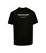 Mens Fast Life Oversized T-shirt Noir Mister Tee-2