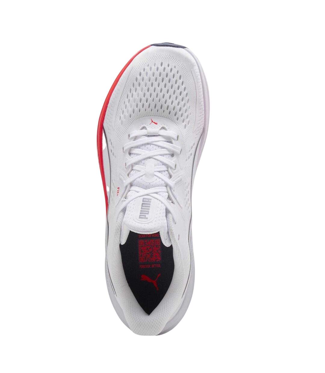 Mens Skyrocket Trainers White Red Puma-3