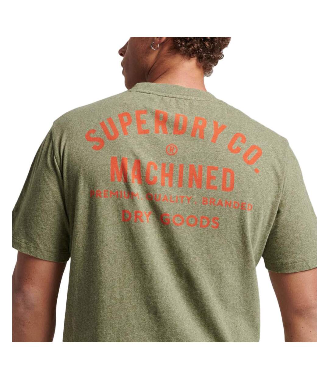 T-shirt Kaki Homme Superdry Workwear - 3XL-2