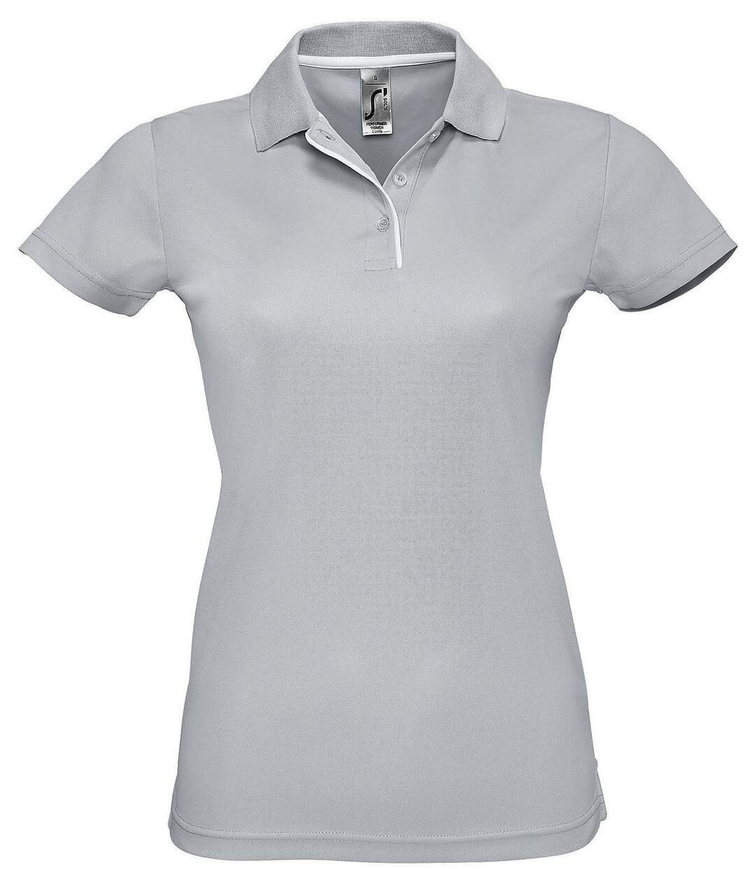 Polo sport performer - Femme - 01179 - gris pur