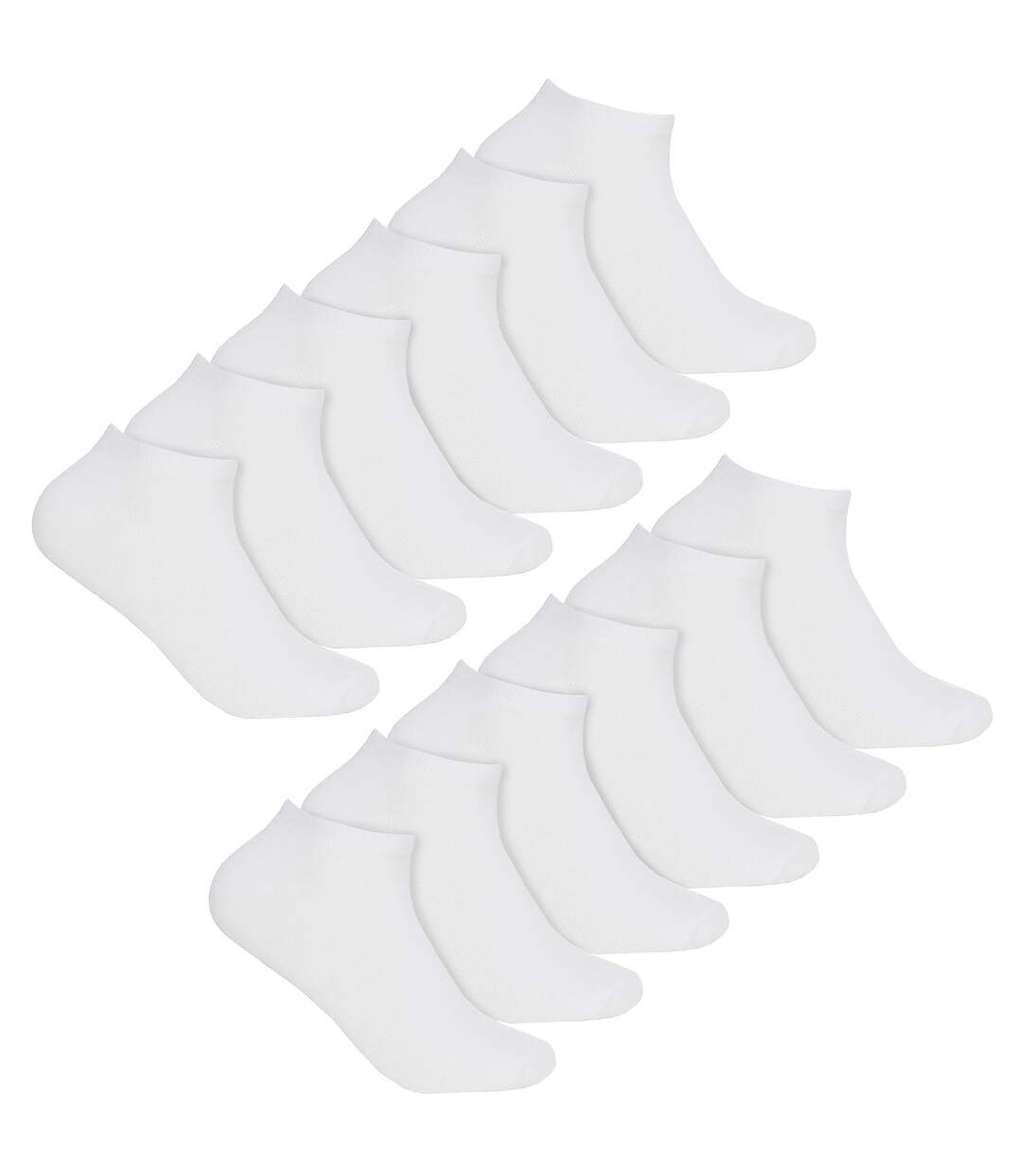 12 Paires Femme Chaussettes Bambou Basses Socquettes Sport-1