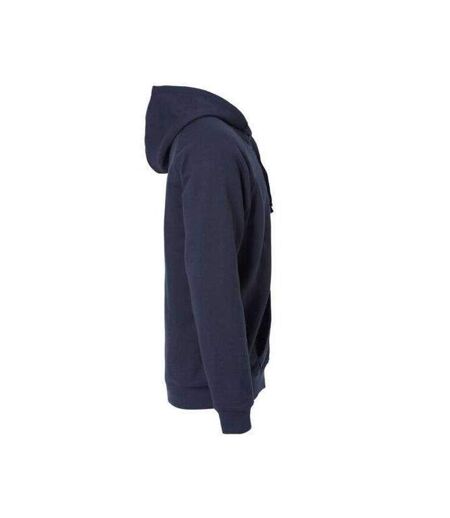 Unisex Adult Classic Full Zip Hoodie Dark Navy Clique