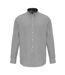 Chemise homme blanc / gris Premier-1