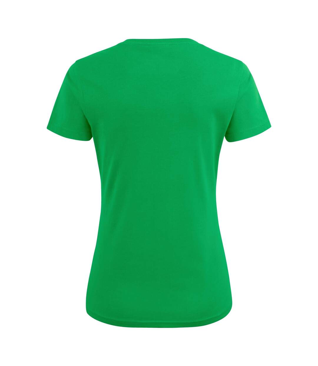 Womens/ladies V Neck T-shirt Fresh Green Printer-4