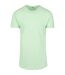 T-shirt Motif/style Façonné Homme Vert Pâle Urban Classics-1