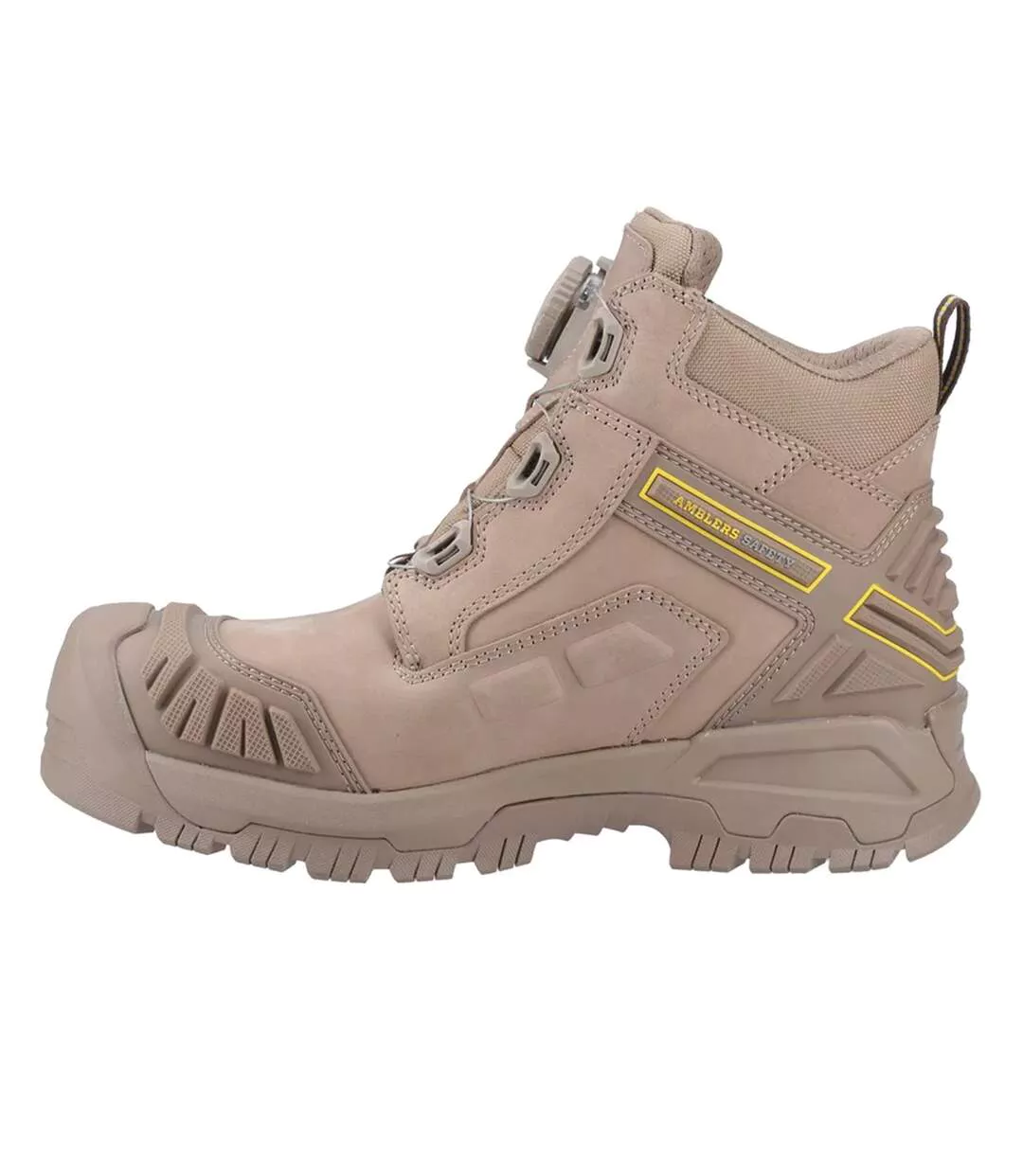 Bottines De Sécurité Demolition Homme Beige Gris Amblers-4