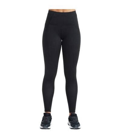 Womens/ladies Elements Recycled Leggings Black TriDri