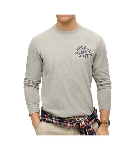 T-Shirt manche longues gris homme superdry athletic
