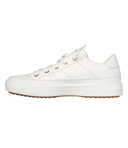 Baskets Arcade On My Way Femme Blanc Rose Doré Skechers
