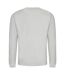 AWDis Just Hoods AWDis Unisex Crew Neck Plain Sweatshirt (280 GSM) (Moondust Gray)