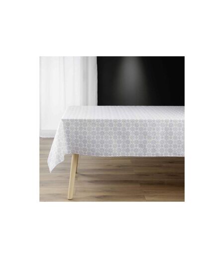 Nappe Infroissable Imprimée Callis 140x240cm Gris