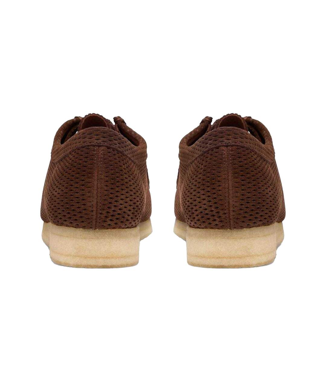 Mens Wallabee Suede Shoes Dark Brown Clarks Originals-2