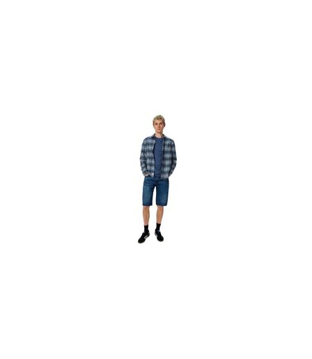 Mens Checked Long-sleeved Shirt Navy Jack Wills