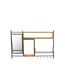 Patère Murale & Miroir Tina 130cm Noir & Naturel-3