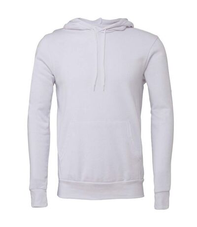 Unisex Adult Polycotton Pullover Hoodie White Bella + Canvas