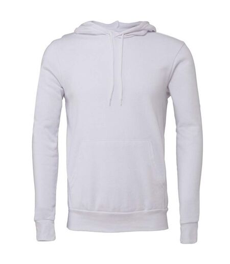 Unisex Adult Polycotton Pullover Hoodie White Bella + Canvas