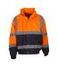 Yoko - Blouson d'aviateur - Adulte (Orange / Bleu marine) - UTRW9766-1