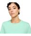 Haut Motif/style Swoosh Femme Vert Turquoise Pâle Nike-4