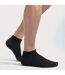 3 Pack Mens Plain Sports Trainer Socks - Comfortable Everyday Ankle Socks-4