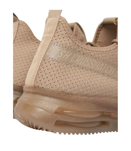 Mens Matfen Flyknit Trainers Sand Crosshatch