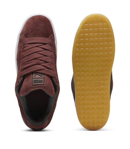 Mens Xl Suede Trainers Chocolate White Puma