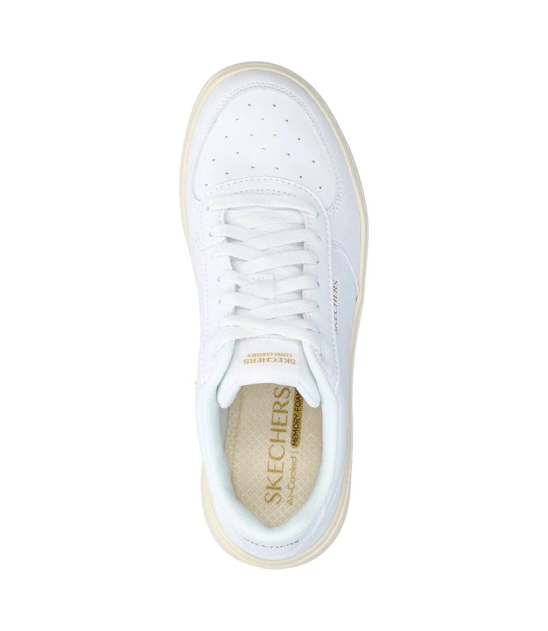 Womens/ladies Grand 92 Be Lifted Shoes White Natural Skechers-4