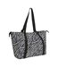 Tote Bag Motif/style Imprimé Zèbre Boulder Taille Unique Noir Blanc Regatta-1