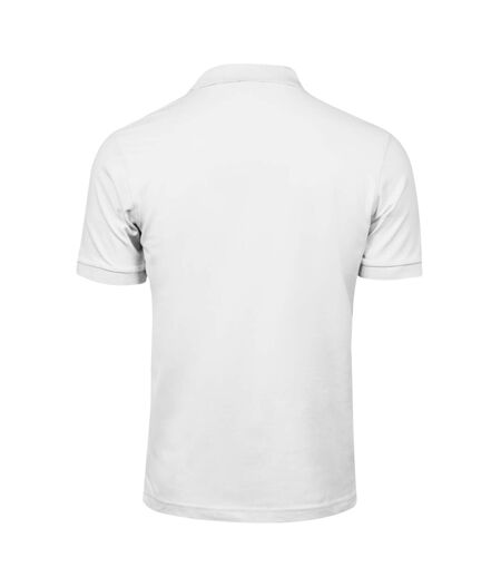 Polo luxury homme blanc TeeJays