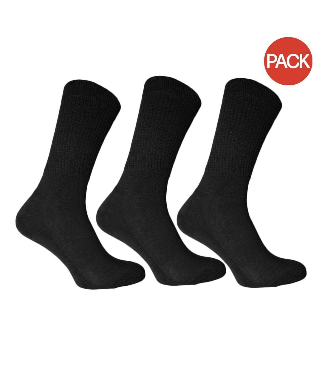 Chaussettes très larges homme noir Simply Essentials