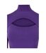 Womens/ladies Cut Out Turtle Neck Long-sleeved Top Real Violet Urban Classics-4
