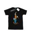 Disney Femme/Les femmes Goofy Christmas Lights Coton Boyfriend T-Shirt (Noir) - UTBI37727-1