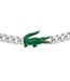 Mens Arthor Logo Bracelet One Size Silver Lacoste-2